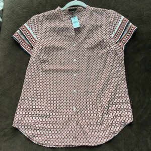 NWT Ann Taylor small Petite short sleeve blouse